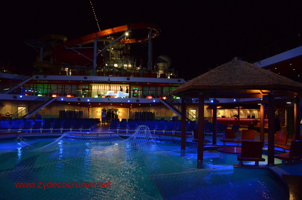 106: Carnival Magic, BC5, John Heald's Bloggers Cruise 5, Embarkation Day, Lido at night