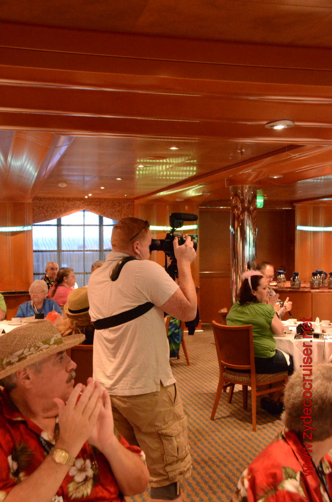 100: Carnival Magic, BC5, John Heald's Bloggers Cruise 5, Sea Day 1, Bloggers Tea Time, 