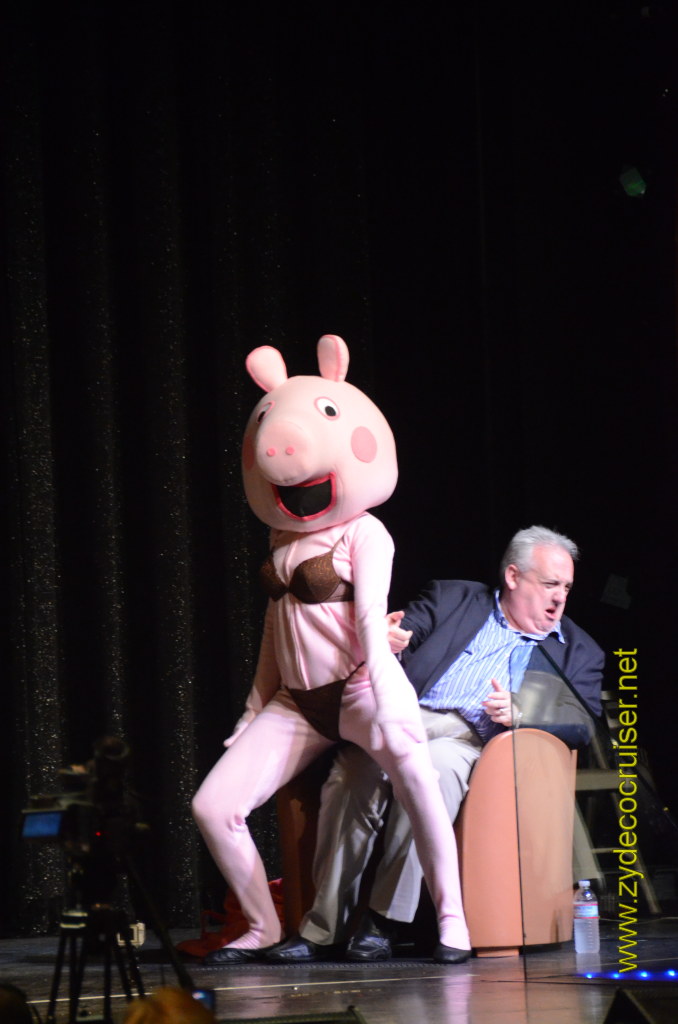 362: Carnival Magic, BC5, John Heald's Bloggers Cruise 5, Cozumel, The Roast of John Heald, Peppa Pig (Maribeth Kring ) and John, 