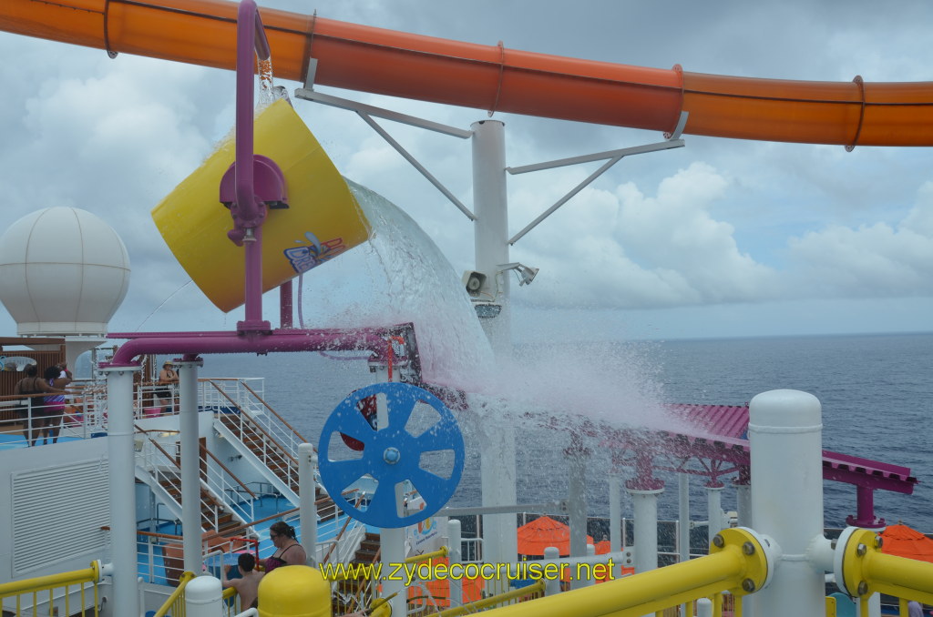 075: Carnival Magic, BC5, John Heald's Bloggers Cruise 5, Sea Day 3, Waterworks, Power Drencher, 