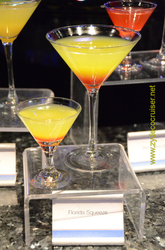 309: Carnival Magic, BC5, John Heald's Bloggers Cruise 5, Sea Day 3, Master the Martini, Mini Martini Tasting, Florida Squeeze, 