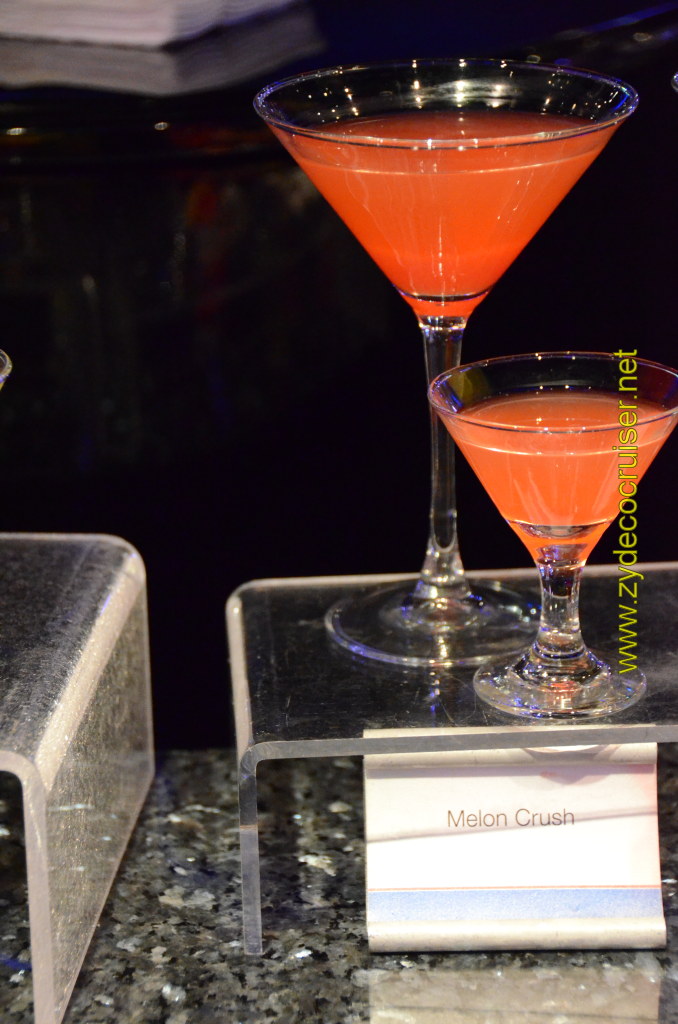 313: Carnival Magic, BC5, John Heald's Bloggers Cruise 5, Sea Day 3, Master the Martini, Mini Martini Tasting, Melon Crush, 