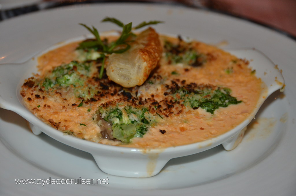 Carnival Conquest Baked Stuffed White Mushrooms