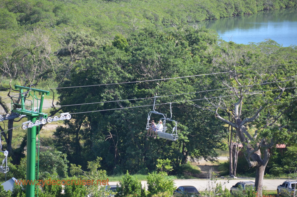 273: Carnival Conquest, Nov 17, 2011, Roatan, Mahogany Bay, Flying Beach Chairs