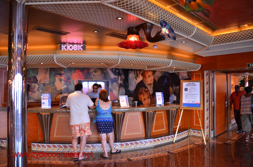 032: Carnival Conquest, Nov 19, 2011, Sea Day 3, FCC Kiosk