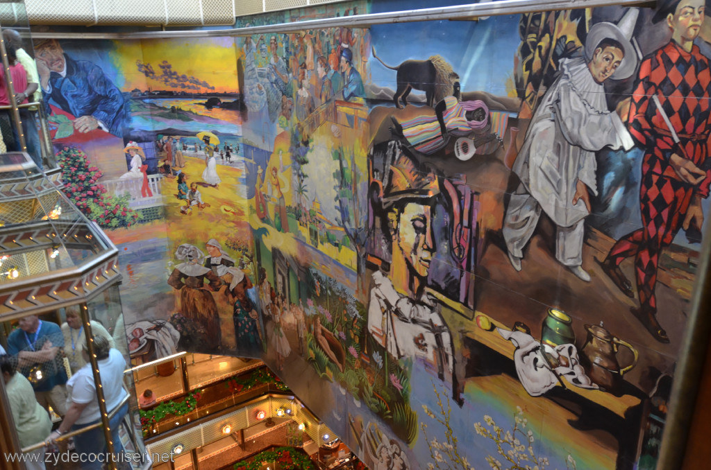 139: Carnival Conquest, Fun Day at Sea 1, Atrium, Mural