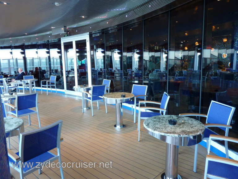 3858: Carnival Dream - Smoking Area - Port side Promenade Deck