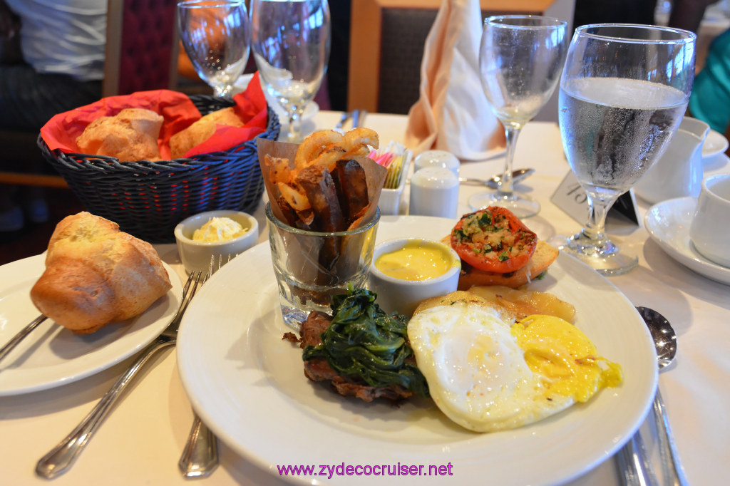 Carnival Dream, Seaday Brunch, Steak and Eggs, 