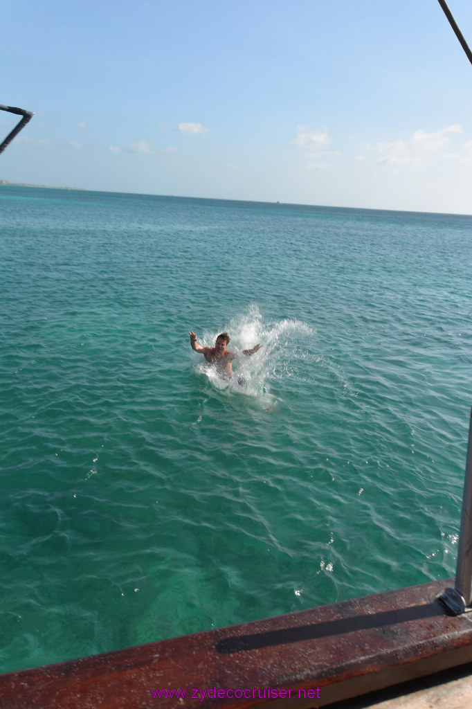 196: Carnival Dream Reposition Cruise, Aruba, Jolly Pirates, Afternoon Aruba Snorkeling, Rope Swing, 