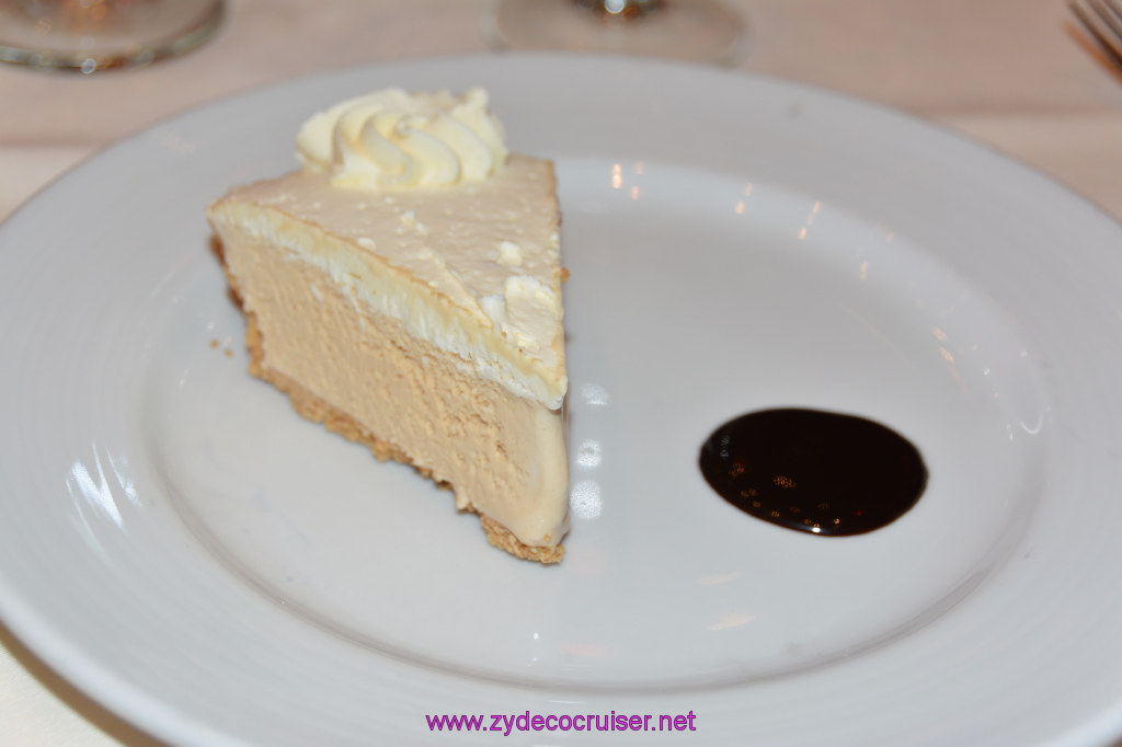 Carnival Dream, MDR Dinner 9, Cappuccino Pie