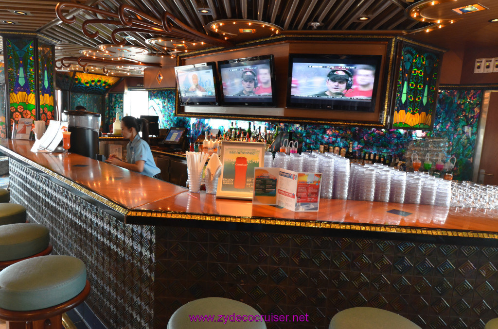 109: Carnival Elation, New Orleans, Embarkation, Aft Bar, 