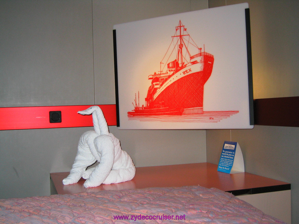 202: Carnival Elation 2004 Cruise, Towel Animal, 