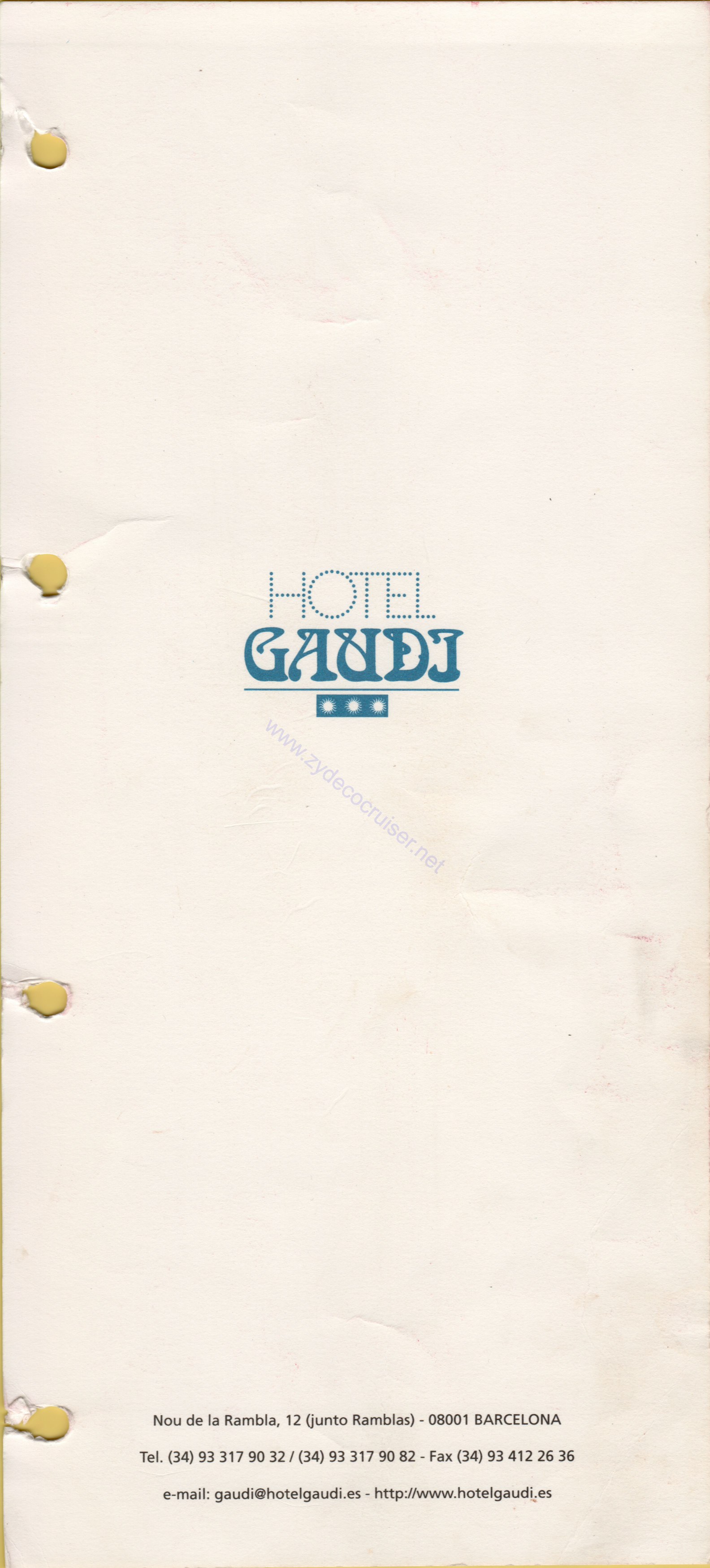 Hotel Gaudi, Barcelona, Hotel Directory 1