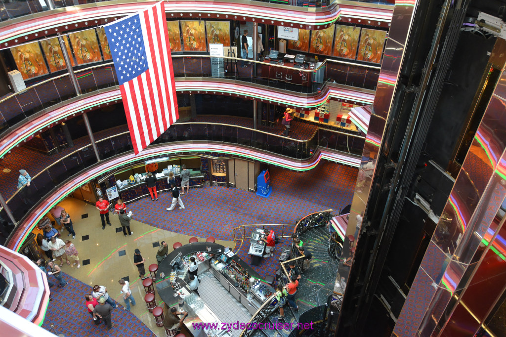 074: Carnival Inspiration 4 Day Cruise, Long Beach, Embarkation, Atrium, 