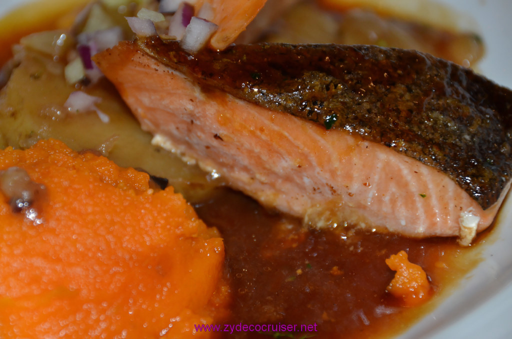 467: Carnival Legend, British Isles Cruise, Glasgow/Greenock, MDR Dinner, Teriyaki Salmon