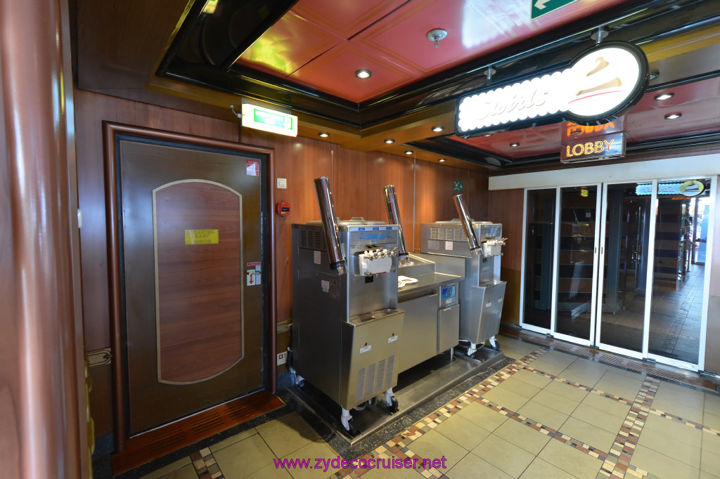 124: Carnival Miracle Alaska Cruise, Seattle, Embarkation, Swirls, Self-serve ice cream and frozen yogurt, 