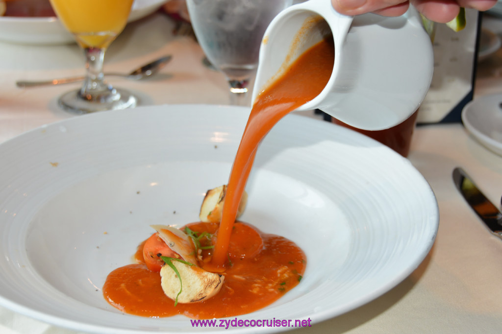 010: Carnival Miracle Alaska Cruise, Fun Day at Sea 1, Flamin' Tomatoes Soup, 