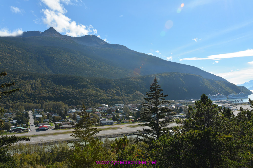 303: Carnival Miracle Alaska Cruise, Skagway, Klondike Summit, Suspension Bride, and Salmon Bake