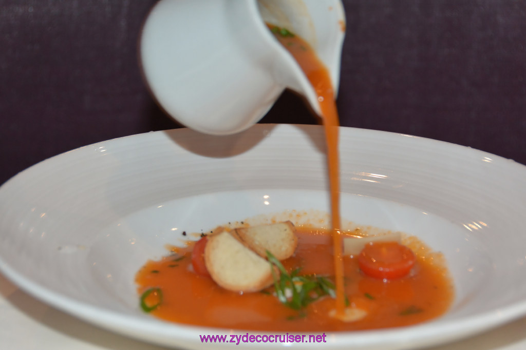 017: Carnival Miracle Alaska Cruise, Sea Day 2, Seaday Brunch, Flamin' Tomatoes Soup, 