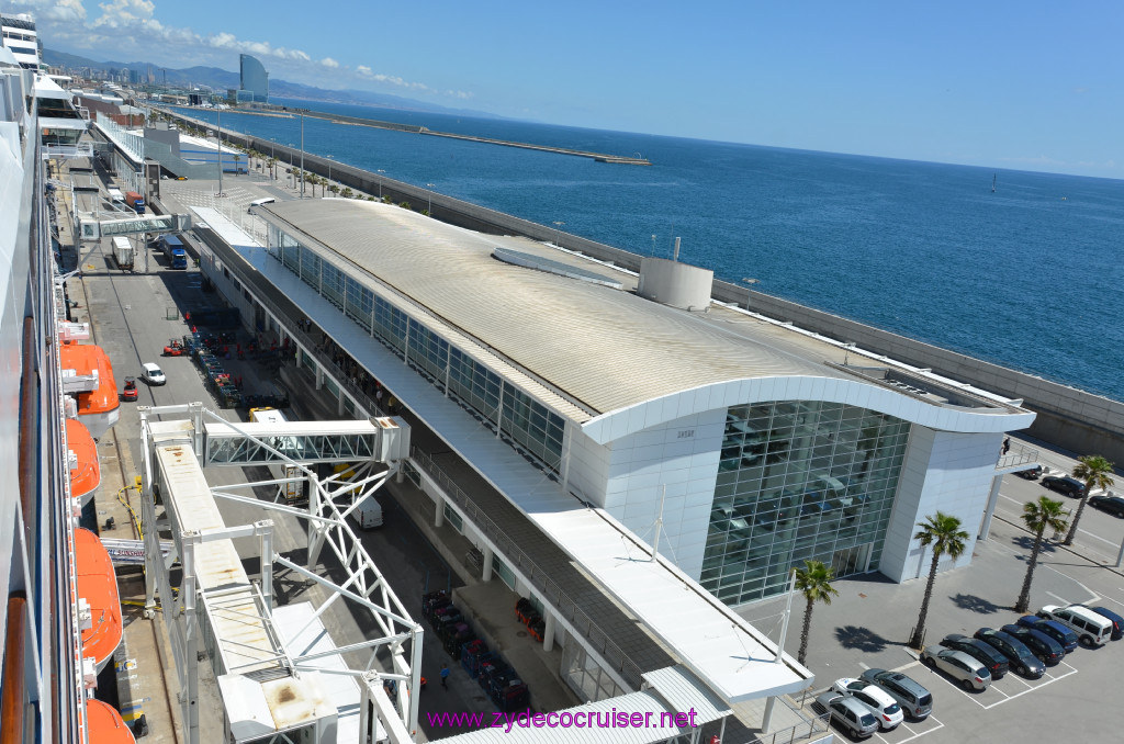 087: Carnival Sunshine Cruise, Barcelona, Embarkation, Barcelona Cruise Terminal, 