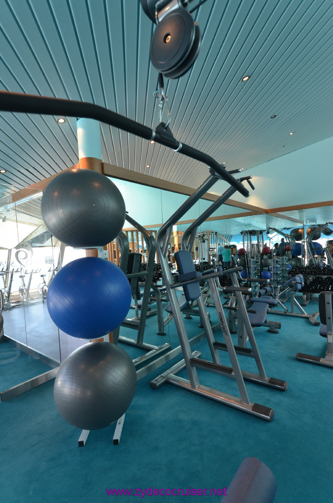 280: Carnival Sunshine Cruise, Barcelona, Embarkation, Gym, 