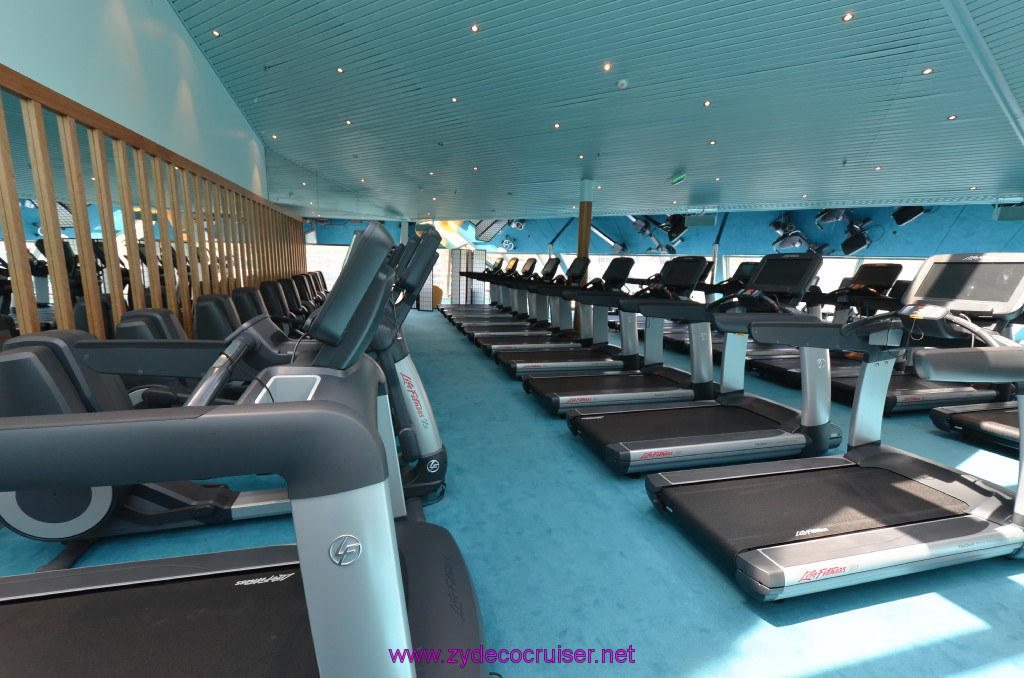 283: Carnival Sunshine Cruise, Barcelona, Embarkation, Gym, 