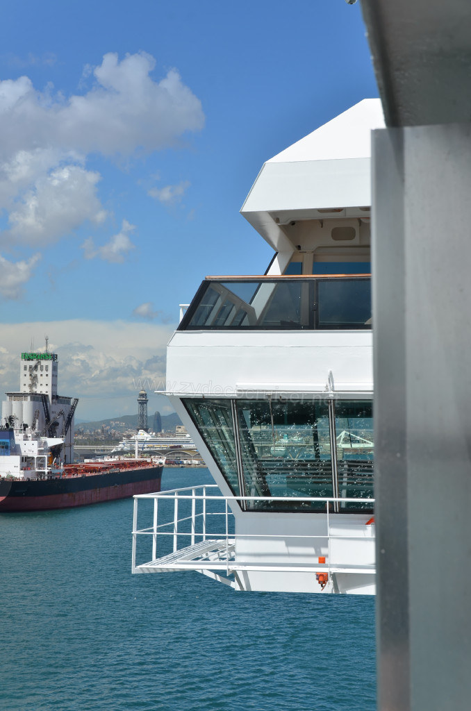 308: Carnival Sunshine Cruise, Barcelona, Embarkation, Bridge and Cabin above, 