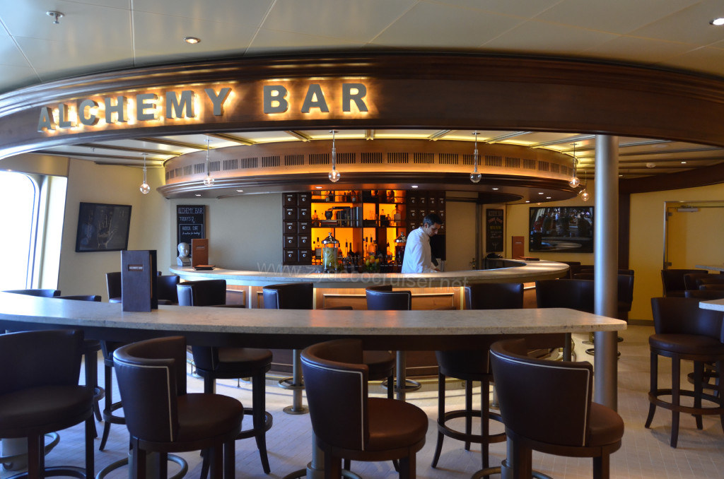 319: Carnival Sunshine Cruise, Barcelona, Embarkation, Alchemy Bar, 