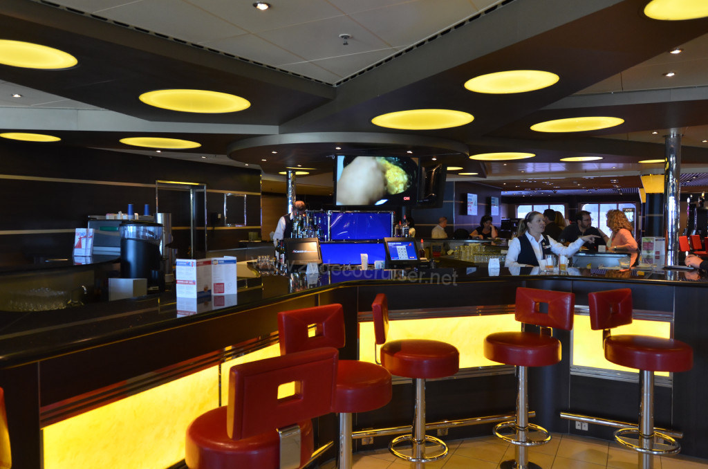 336: Carnival Sunshine Cruise, Barcelona, Embarkation, Casino Bar, 