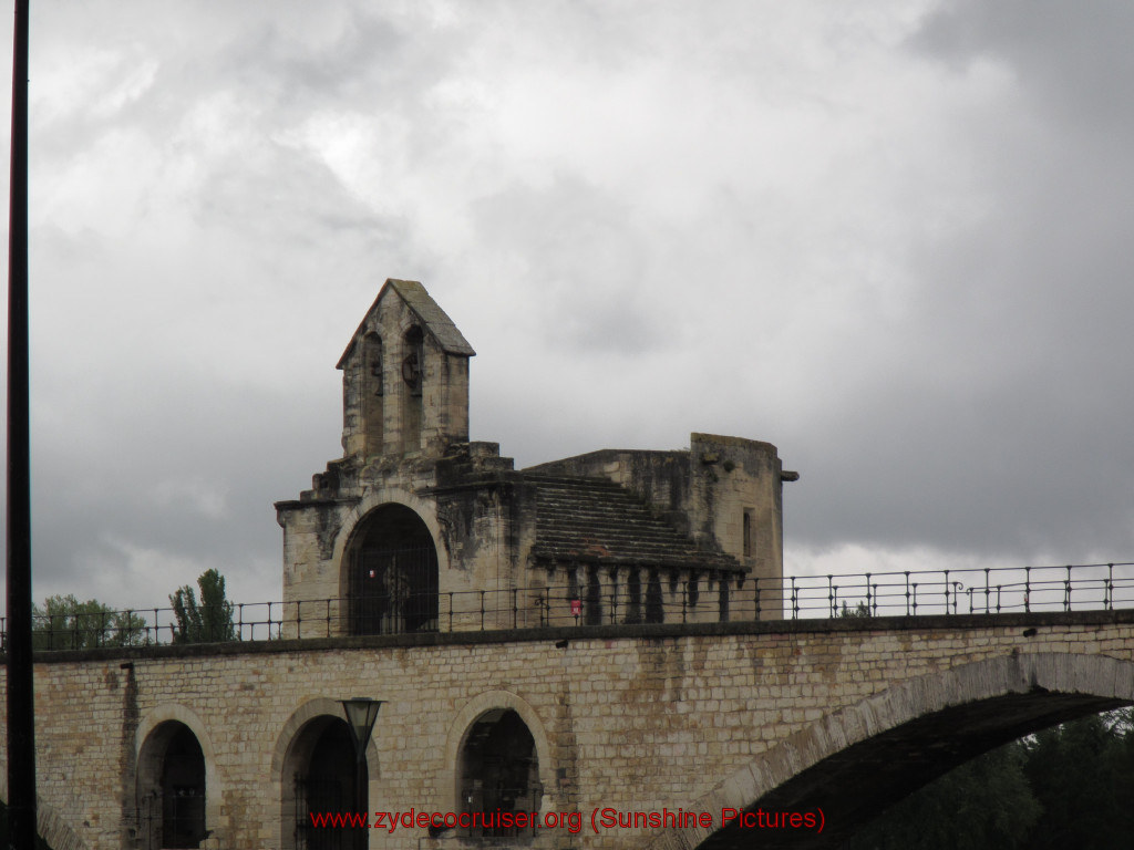 023: Carnival Sunshine Cruise, Marseilles, Châteauneuf Du Pape & Avignon Tour, Pont Saint-Bénezet, also known as Pont d'Avignon,