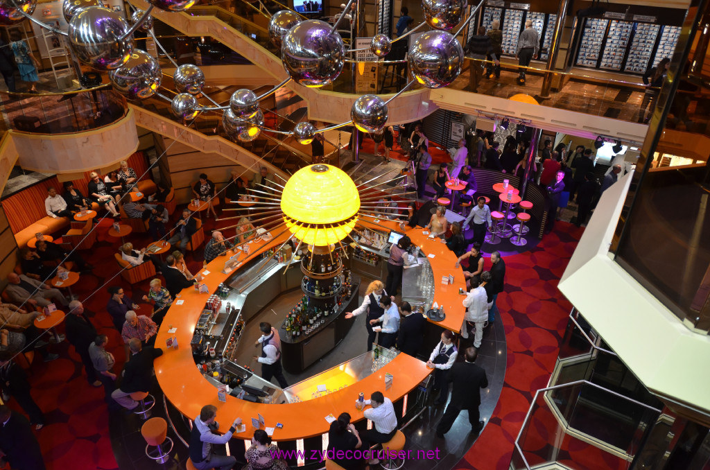 123: Carnival Sunshine Cruise, Marseilles, Atrium and Lobby Bar, 