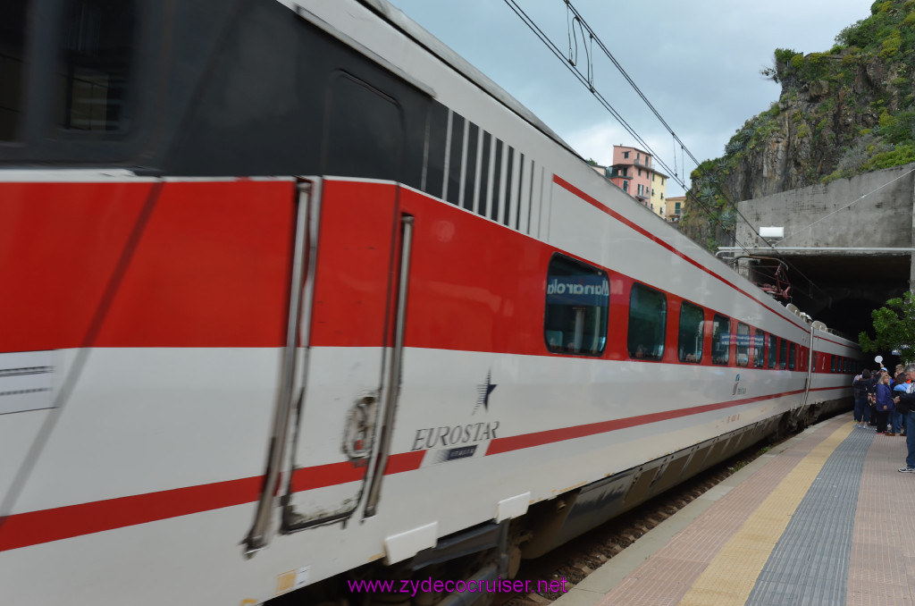 154: Carnival Sunshine Cruise, La Spezia, Cinque Terre Tour, Manarola, Riomaggiore, Train Station, Eurostar, 