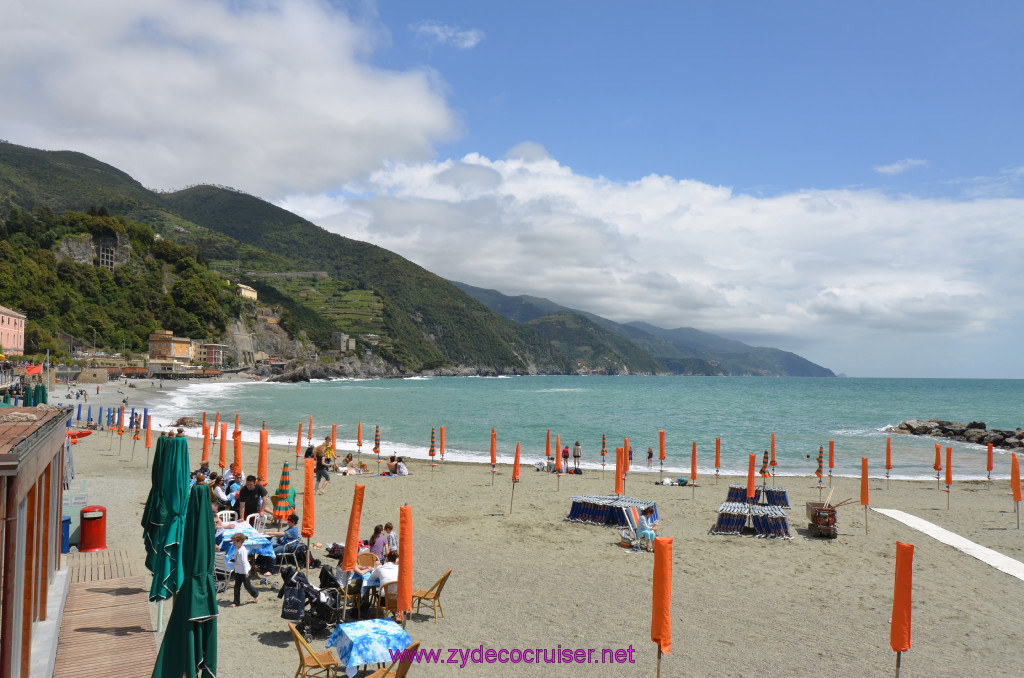 353: Carnival Sunshine Cruise, La Spezia, Cinque Terre Tour, Monterosso, Old Town Beach, 