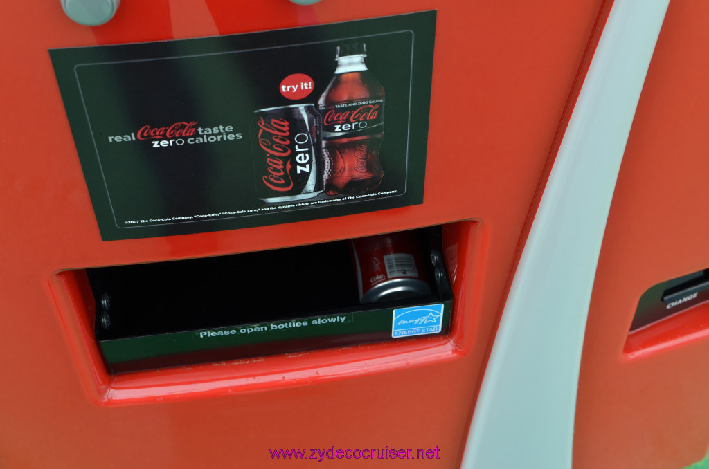 281: Carnival Sunshine Cruise, Civitavecchia, Coke Machine, Coke, 