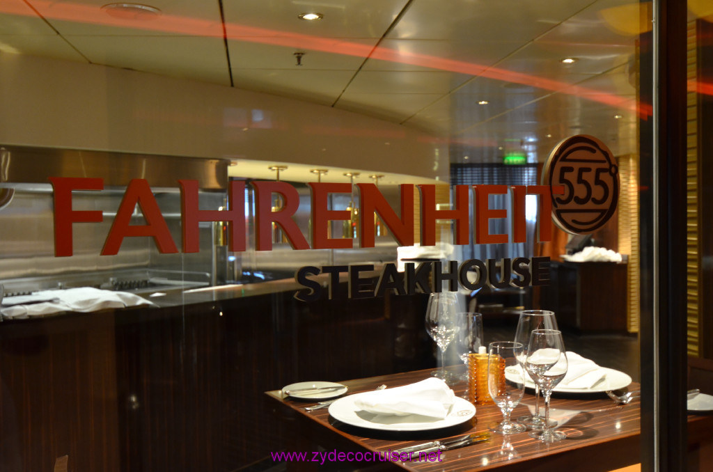 413: Carnival Sunshine Cruise, Naples, Fahrenheit 555 Steakhouse, 