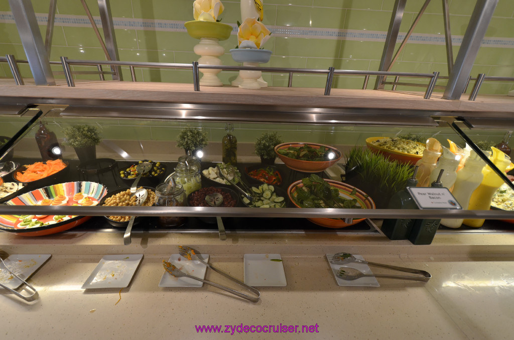 325: Carnival Sunshine Cruise, Naples, Lido Marketplace Salad Bar, 