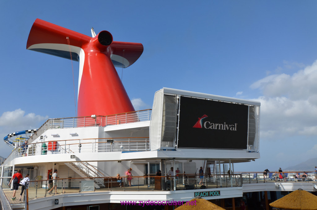 222: Carnival Sunshine Cruise, Messina, Funnel, Seaside Theatre, 