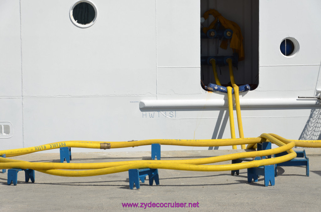 041: Carnival Sunshine Cruise, Mallorca, Potable Water Hoses, 