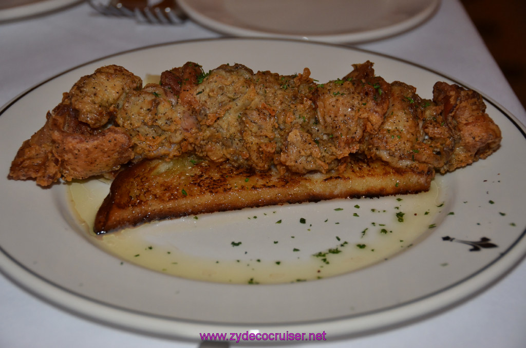 002: Pre-cruise - Galatoire's Bistro, Baton Rouge, LA, Oysters en Brochette