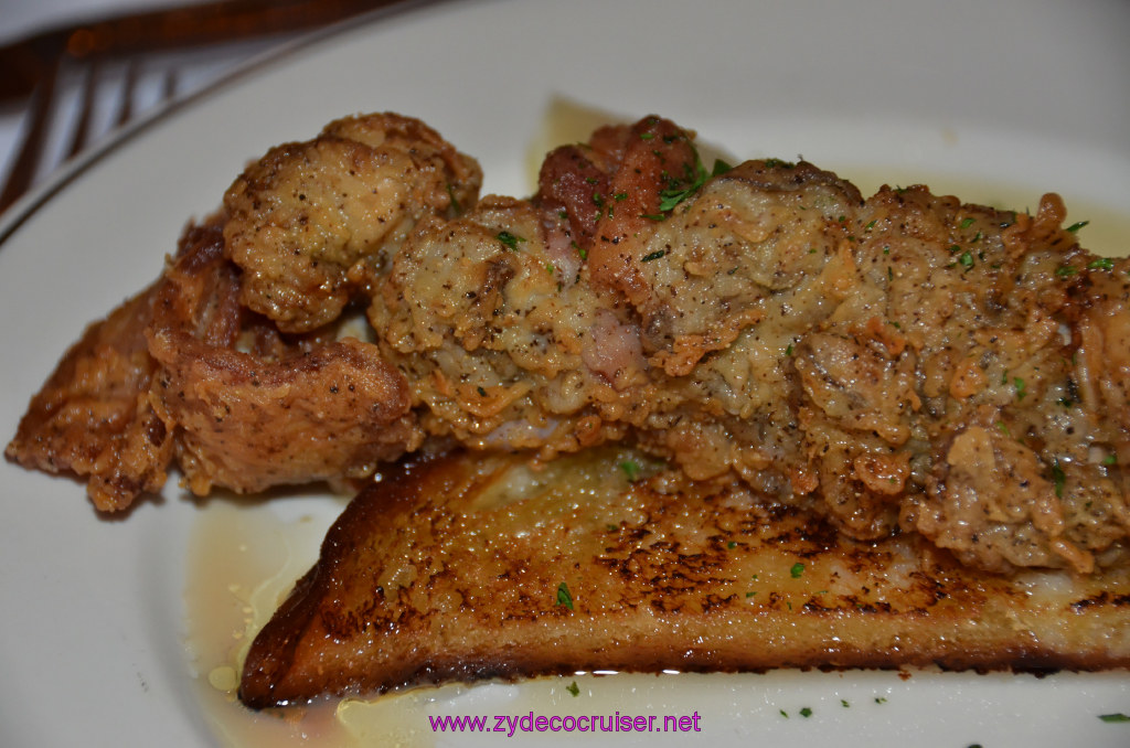 005: Pre-cruise - Galatoire's Bistro, Baton Rouge, LA, Oysters en Brochette, 