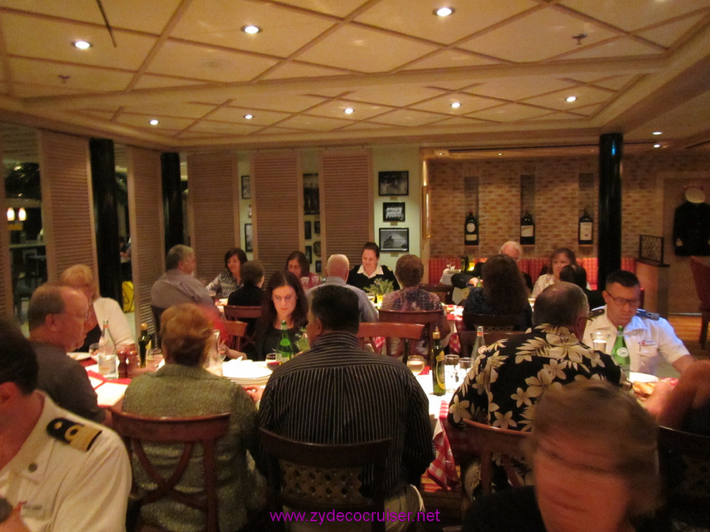 111: Carnival Sunshine Cruise, Nov 22, 2013, Cozumel, Cucina del Capitano, Diamond Guest Captain's Event, 