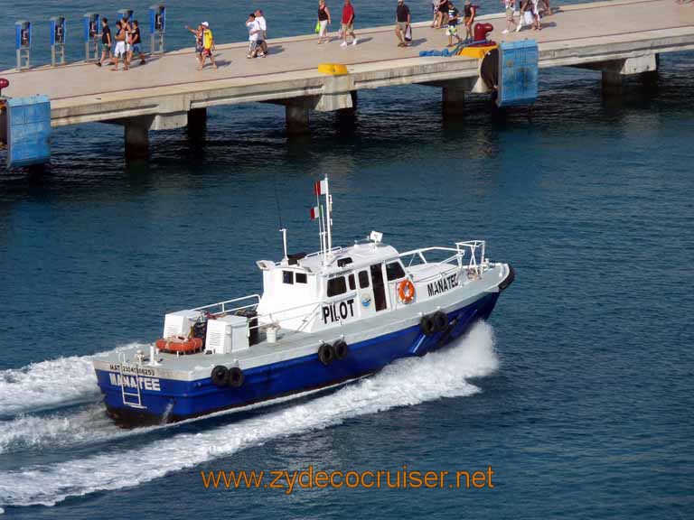 125: Carnival Triumph, Cozumel, Pilot Boat