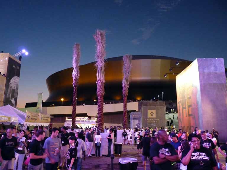 084: Carnival Triumph, Pre-Cruise, New Orleans - New Orleans Saints Believe Again Bash, Champions Square