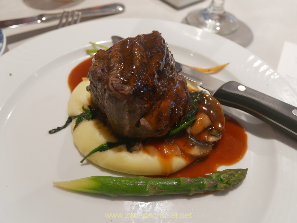 024: Carnival Venezia Transatlantic Cruise, Filet Mignon