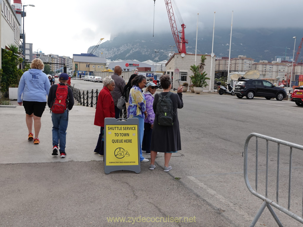 Carnival Venezia Transatlantic Cruise, Gibralter, 