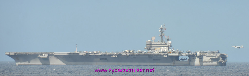 046: Golden Princess Coastal Cruise, Sea Day, USS Ronald Reagan, 