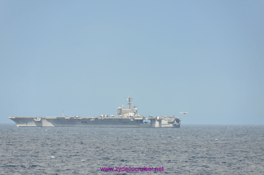 046: Golden Princess Coastal Cruise, Sea Day, USS Ronald Reagan, 