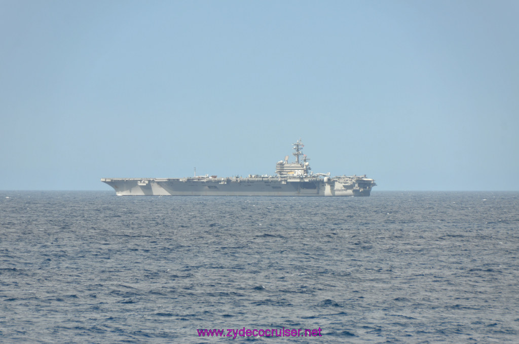 046: Golden Princess Coastal Cruise, Sea Day, USS Ronald Reagan, 