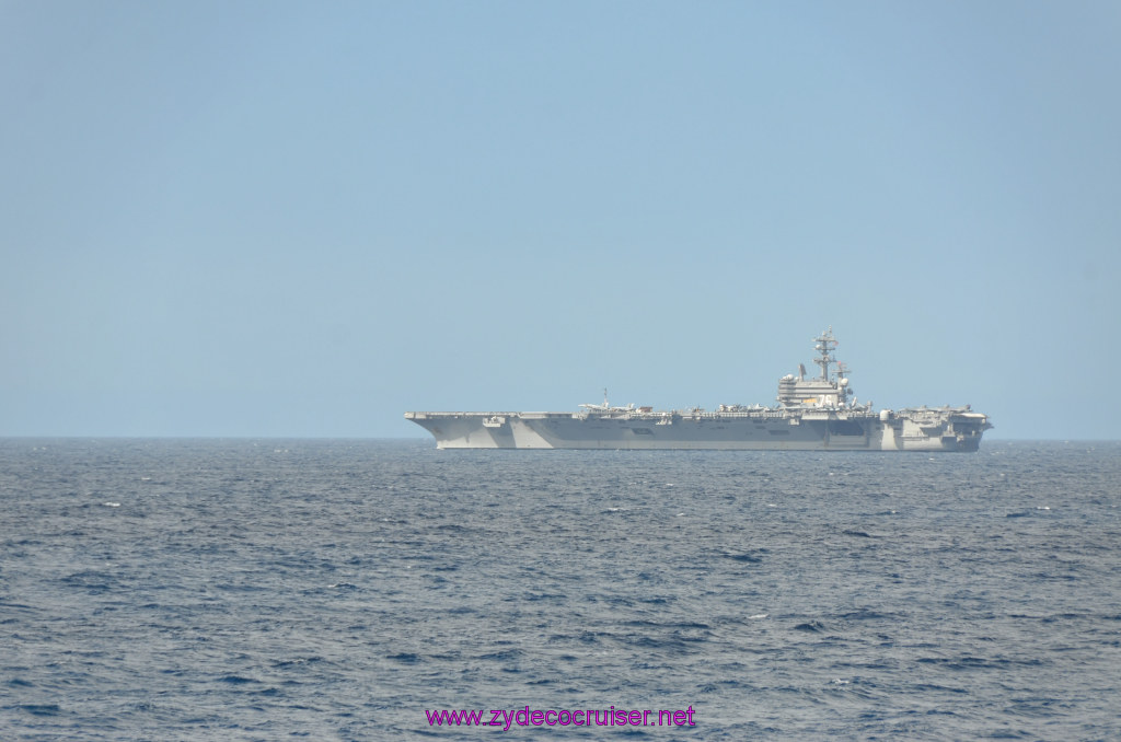 046: Golden Princess Coastal Cruise, Sea Day, USS Ronald Reagan, 