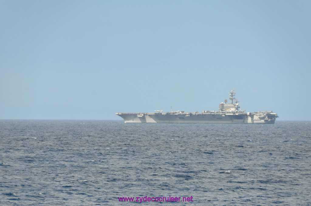 046: Golden Princess Coastal Cruise, Sea Day, USS Ronald Reagan, 